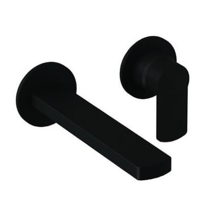 Μπαταρία νιπτήρος εντοιχισμού χωρίς ροζέτα Glam Black